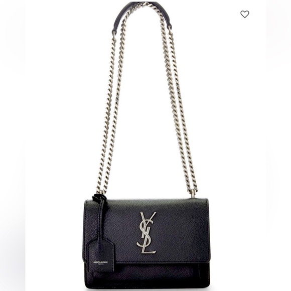 Yves Saint Laurent Sunset grained crossbody bag - Picture 1 of 15